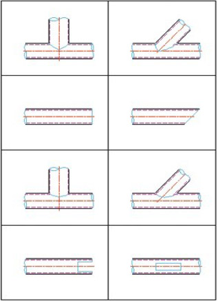 CNC pipe cutting machine, portable type. This model is equipped with CNC numeric control interface, 2 axis servo trans.