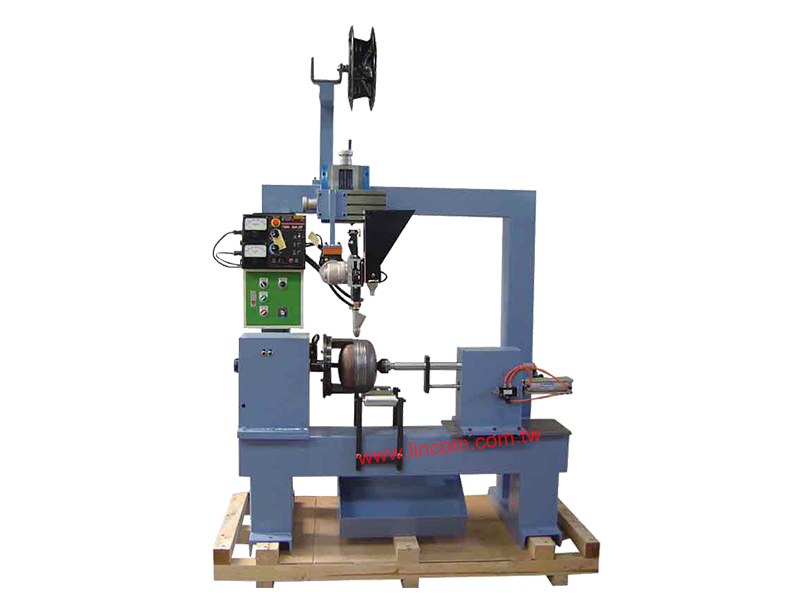 Single gun lpg cylinder submerge auto welder. Spindle moves by linear slide rail for longer service life & higher accuracy.