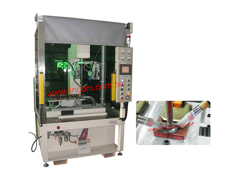 Swivel gun co2 auto welder.