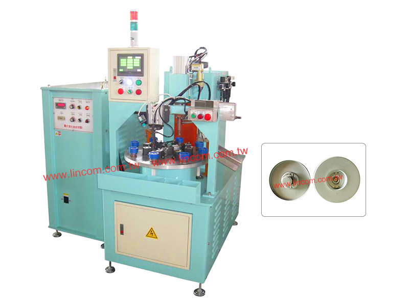 Rotary condensing welder, 8 stations.