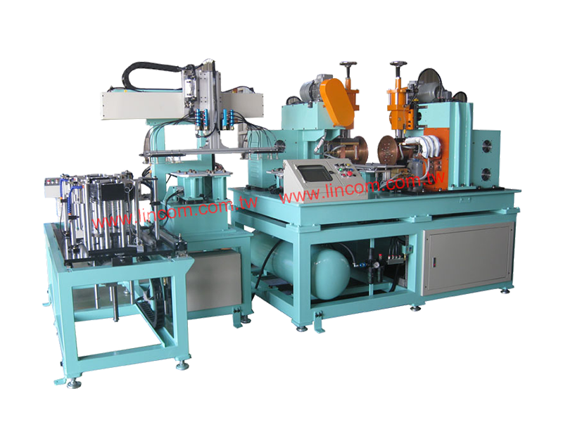 Fully automatic seam welder.
