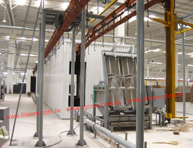 Enameling machine full line for water heater inner tank manufacturing whole plant equipment.