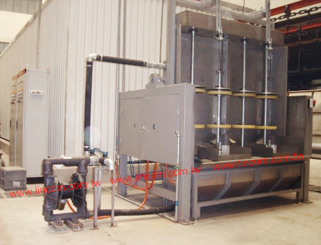 Enameling machine full line for water heater inner tank manufacturing whole plant equipment.