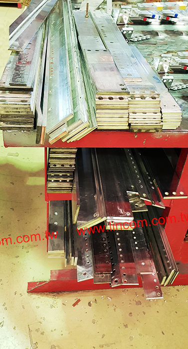 Hanging type tin plating surface treatment finished end product. Whole plant equipment made in Taiwan.