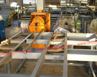 Threading machine & cutting machine for rebar. Made in Taiwan machine.